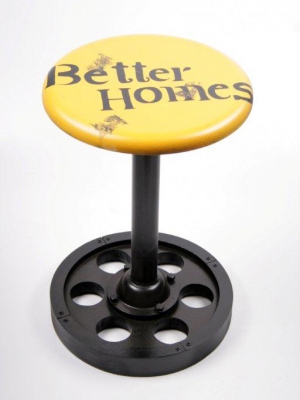 Stolička kovová Better Homes, žlutá
