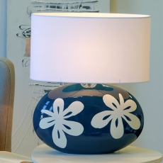 Stolná lampa keramická Fleur, 53 cm - 1