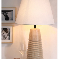 Stolní lampa keramická Natural, 59 cm - 1