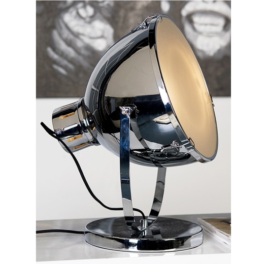 Stolní lampa kovová Spot, 47 cm, stříbrná - 1