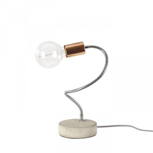 Stolní lampa ohebná Bend, měděná