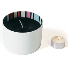 Svícen porcelánový / svíčka Colour Lines, 7x10 cm - 3
