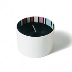 Svietnik porcelánový / sviečka Colour Lines, 7x10 cm - 2