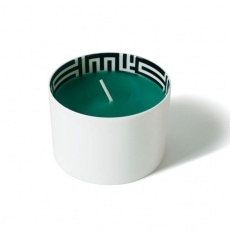 Svietnik porcelánový / sviečka Labyrinth, 7x10 cm - 2