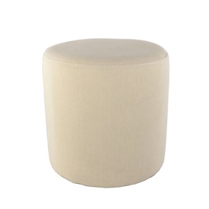 Taburetka kulatá Puck, 40 cm, béžová