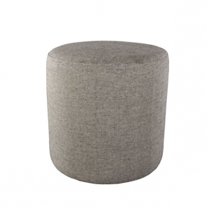 Taburetka kulatá Puck, 40 cm, tmavě šedá