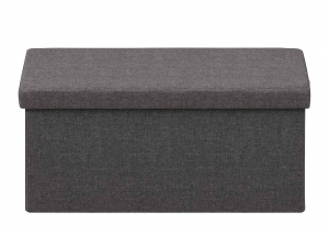 Taburetka s víkem skládací Simon, 80 cm, tmavě šedá