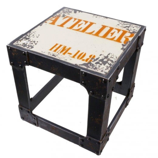 Taburetka / stolička kovová Atelier, 40 cm - 1