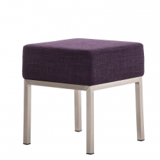 Taburetka / stolička s nerezovou podnožou Malaga textil - 5