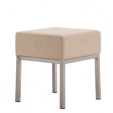 Taburetka / stolička s nerezovou podnožou Malaga textil - 7