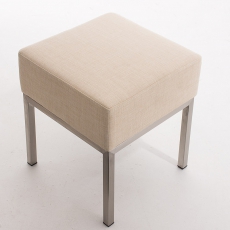 Taburetka / stolička s nerezovou podnožou Malaga textil - 9