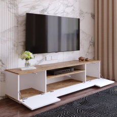 Televizní stolek Franc, 180 cm, bílá - 6