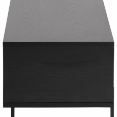 Televízny stolík Angus, 140 cm, kov, čierna - 4
