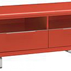 Výstavní vzorek TV stolek se zásuvkami a policemi Porto, 120 cm - 4