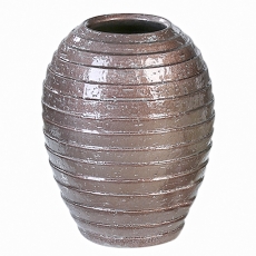 Váza keramická Salvador, 26 cm, bronzová - 1