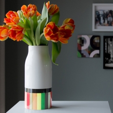 Váza porcelánová Stripes, 25,5 cm - 2