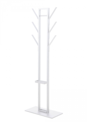 Věšák kovový Limby, 165 cm, bílá