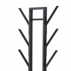 Věšák kovový Limby, 165 cm, černá - 4