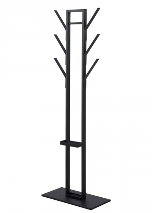 Věšák kovový Limby, 165 cm, černá