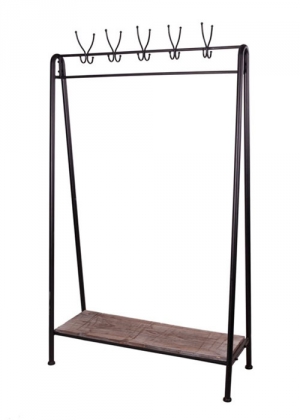Věšák s 10 háčky a policí Store, 179 cm