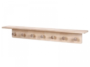 Věšák s poličkou Mayflower, 125 cm, dub