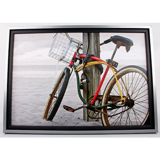 Výstavná vzorka Obraz Bicykel, 50x70 cm, v ráme - 1