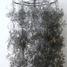 Výstavní vzorek Závěsný lustr s květinovým motivem Flora velký - 3