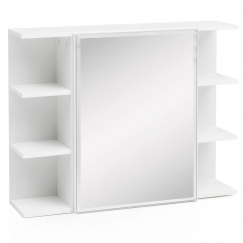 Zrkadlová skrinka Mays, 80 cm, biela
