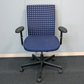 Kancelářská židle na kolečkách VITRA, modrá