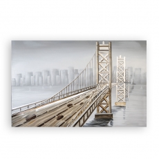 3D obraz Bridge 150 cm, olej na plátně