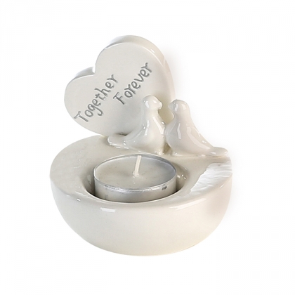 Čajový svícen porcelánový Forever, 9 cm - 1