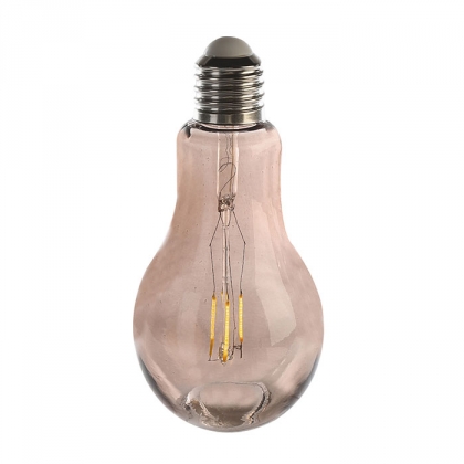 Dekorativní lampa Filaments, 22 cm, šedá - 1