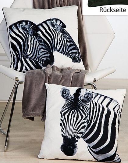 Dekorativní polštář Zebra, sada 2 ks - 1