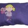 Dětský dekorativní polštář, 40x30 cm, fialová - 1