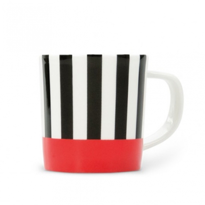 Espresso šálek s podšálkem Black Stripes - 1