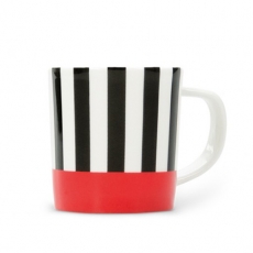 Espresso šálek s podšálkem Black Stripes