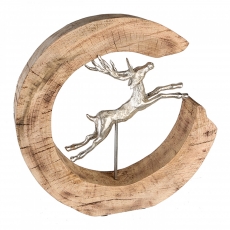 Interiérová dekorace Jumbing deer, 36 cm