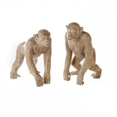 Interiérová dekorace Monkeys, 30 cm, sada 2 ks