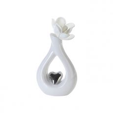 Keramická váza Srdce, 25,5 cm
