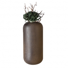 Keramická váza Urban, 36 cm, hnědá