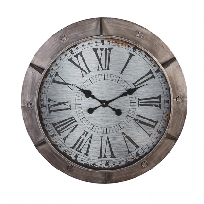 Kovové nástěnné hodiny Harbour, 76 cm - 1