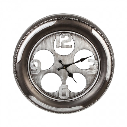 Kovové nástěnné hodiny Wheel, 40 cm - 1