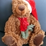 Medvídek Teddy s vánoční čepičkou - 1