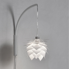 Nástěnná lampa DybergLarsen PineApple XS, 22 cm, bílá