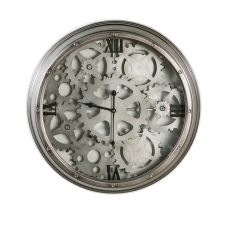 Nástěnné hodiny kovové Loft, 60 cm