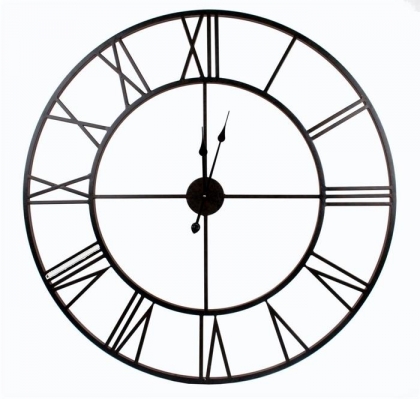 Nástěnné hodiny Old Style, 100 cm, černá - 1