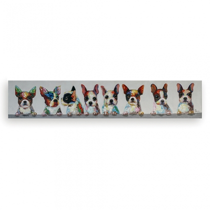 Obraz Dogs 150 cm, olej na plátně - 1