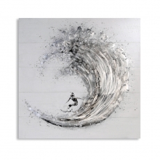 Obraz Surfer 100 cm, olej na plátně