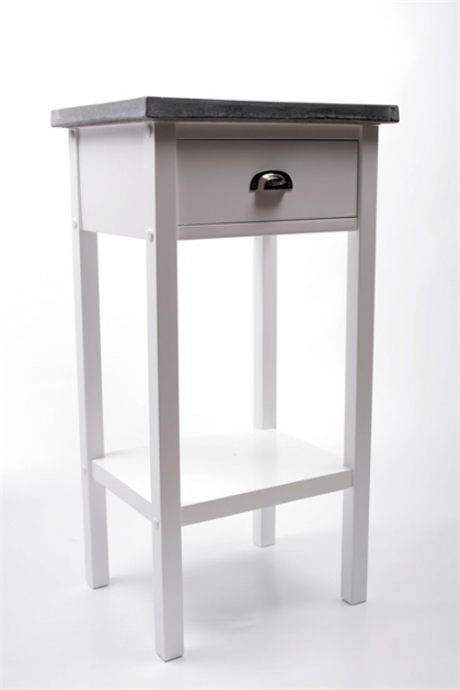Odkládací stolek s betonovou deskou Hugo, 75 cm - 1