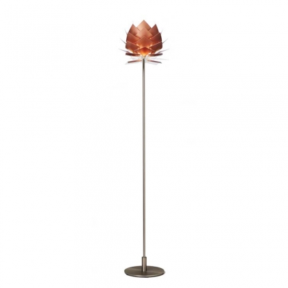 Podlahová lampa DybergLarsen PineApple XS, 125 cm, měď - 1